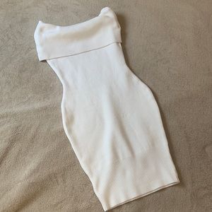 Strapless Bodycon Knit Dress